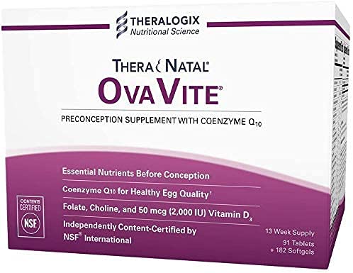 TheraNatal OvaVite Preconception Vitamins | Fertility and Prenatal Supplement with Coenzyme Q10 | 91 - //coolthings.us