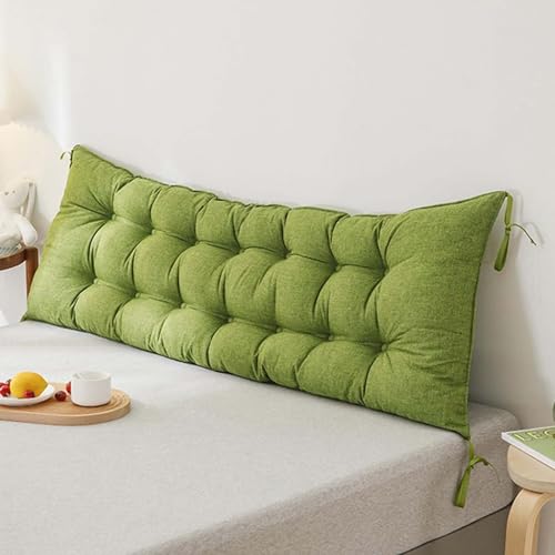 Almohada rectangular grande para cabecera, cojín de respaldo para sofá y cama, cojín lumbar de lectura, cojín para montar en la pared, 90 x 10 x 45 cm, cojín decorativo versátil.