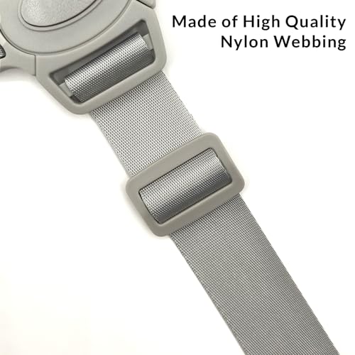 Image of High Chair Straps, Replacement 5 Point Harness Straps for Baby High Chair, Harness Belt for Stroller High Chair Pushchair, Safety and Comfort Material (Grey Button)