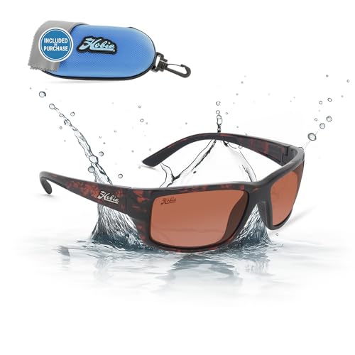 Image of Hobie Snook Men's Polarized Wrap Sport Sunglasses - Large Fit, Full-Coverage, Floatable Frames, Multiple Lens Options