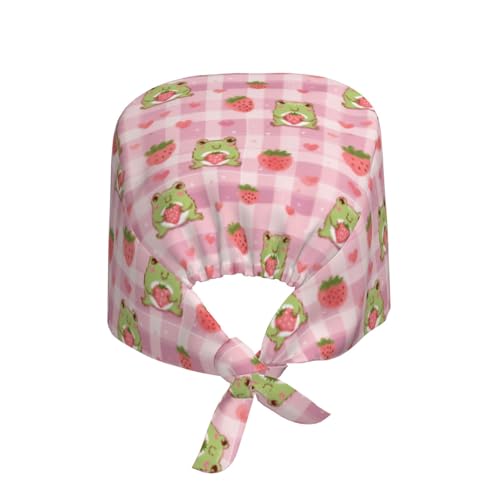 Image of Adjustable Scrub Cap with Sweatband, Breathable Working Hat for Men /Women