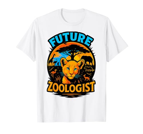 Future Zoologist Animal Safari Kids Nature Explorer T-Shirt