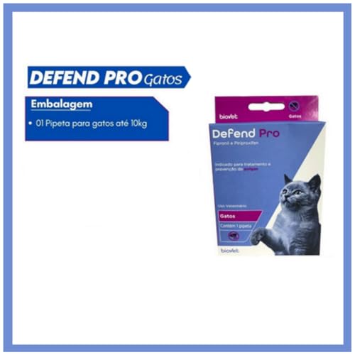 Kit 5 Defend Pro Gatos - Biovet