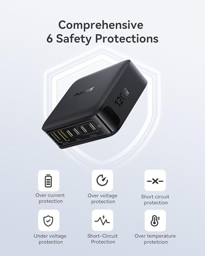Baseus 120W 6-in-1 USB-C Charging Station (Wired) — view 8