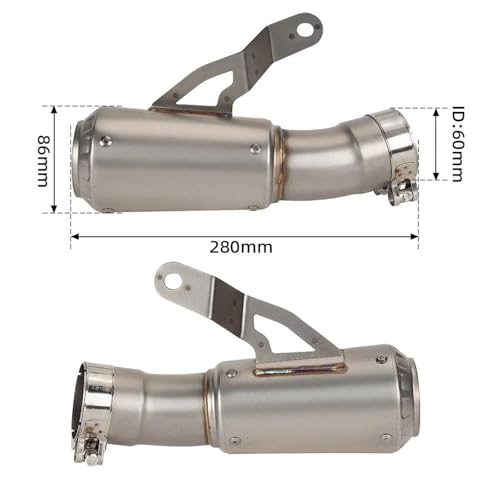 Silencieux de précision 61mm pour S1000RR 2019-2023 et S1000R