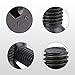 10 Pieces M12-1.75x45mm Flat Head Hexagon Screws, 10.9 Grade Black Carbon Oxide Steel, High Strength, Not Easy to Slide, Easy to Operate, Used in Precision Instruments, Machinery (Size: M12 X45)