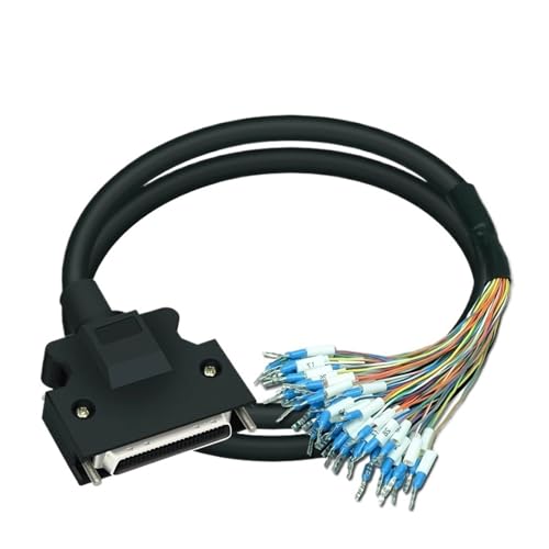 Módulo conector hembra MDR de 50 pines y bloque de terminales SCSI para riel DIN 1