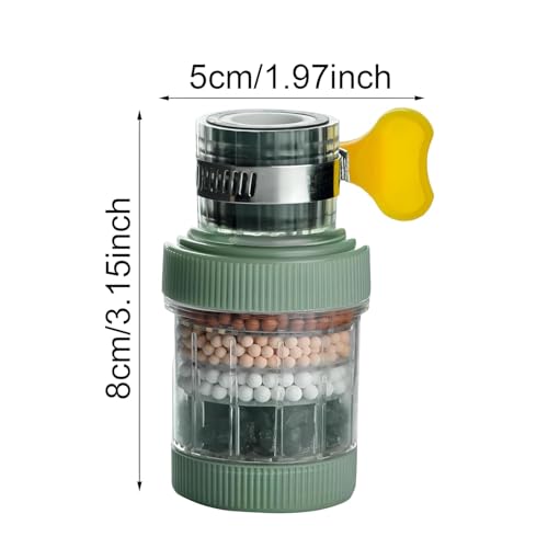 Image of IONIX Tap Filter Pack of 2 Multilayer Faucet Filter - 5 Layer Activated Carbon Water Purifier for Kitchen and Bathroom