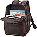 TIDING Full Grain Leather Backpack for Men 15.6 Inch Laptop Bag Large Capacity Business Travel Hiking Shoulder Daypacks
