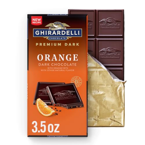 GHIRARDELLI INTENSE DARK Blood Orange Chocolate Bars, 3.5 oz Bar (Pack of 12) – Rich Dark Chocolate with Zesty Citrus - image 1