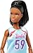 Barbie Made to Move Doll & Accessories, Brunette Basketball Player Wearing Removable Uniform with Ball, 22 Bendable Joints