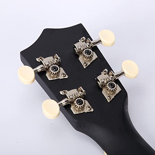 Image of 26 Inch Spruce Black Tenor Ukulele