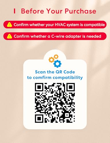 meross Smart Thermostat for Home, WiFi Thermostat Works with Matter, Alexa, Apple Home, Google Assistant, App & Voice Control, 7x24h Scheduling, Energy Saving, C-Wire Required - Image 3