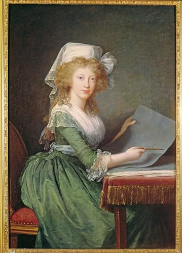 Peinture sur Toile Marie Louise de Bourbon Sicile Tableau Mural 60x90