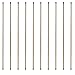 Produktbild Windhager Stahl-Pflanzstab Bambusoptik-SET, Stahl-Rankstab, Pflanzenstütze, Rankhilfe, Pflanzstäbe, Tomatenstäbe, Braun, 10 Stück, 180 cm, 89140
