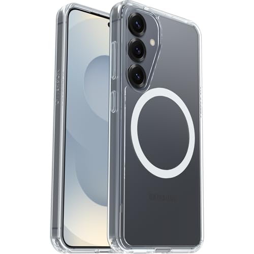 Image of OtterBox Symmetry Series Clear Transparent Case with Magnets for Samsung Galaxy S25, Shockproof, Drop-Proof, Protective Case, 3X Military Standard Tested, Transparent