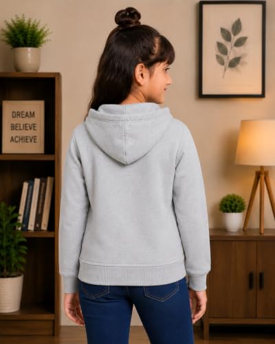 Image of ADBUCKS Girl's Cotton Hooded Sweatshirt