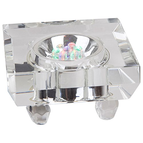 IFOLAINA Multicolor 7 LED Lichtbasis für Kristallglas Kunst und Quallen Display mit Netzteil