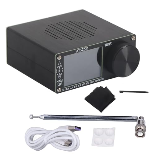 Gearwell All Band Radio Receiver, Portable FM LM SSB HAM Radio, 2.4in Color Touch Screen Receiver, Shortwave Radio Scanner, Handheld Radio Communication Device