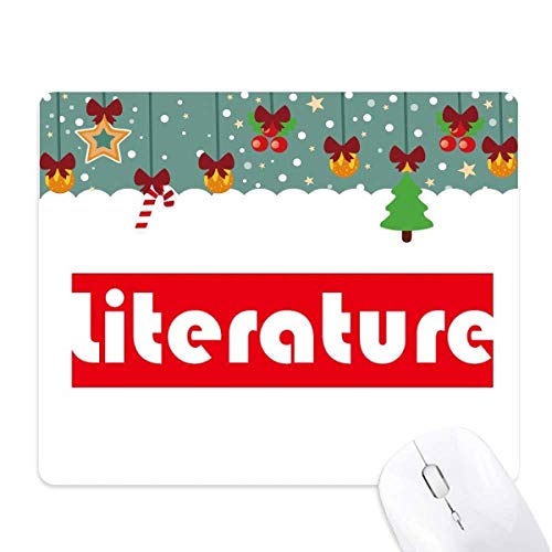 Tapis de souris rouge Course et Major Literature pour le jeu et le bureau en caoutchouc