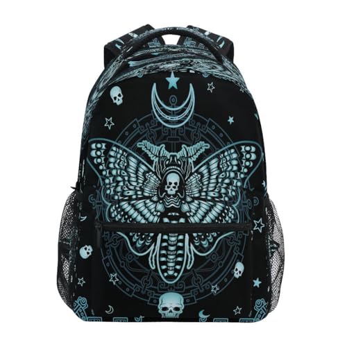 Sac à dos gothique multicolore et résistant pour adolescents