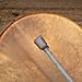 ARAW Shaman Native American Drumbeater/Stick, Drumsticks Natural Wood Handle, Leather Head Beater Sticks (Brown Shine)