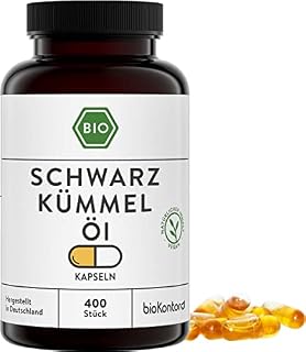 bioKontor Bio Schwarzkümmelöl Kapseln 400 Stück Test 2026