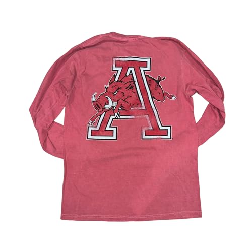 Arkansas Razorback Charger Long-Sleeve T-Shirt | Officially Licensed NCAA | Soft Cotton, Classic Fit