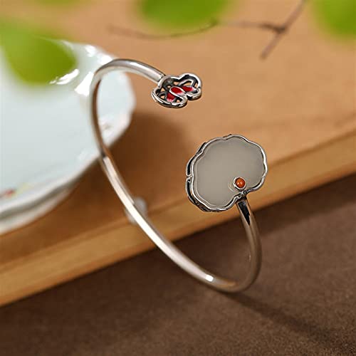 Bracelet s925 en Jade Naturel hetian pour sublimer vos tenues