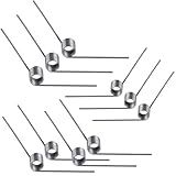 Ctyjia 10 Stück 120 Grad Kleine Torsionsfeder, 0,5 mm Drahtstärke 9 Windungen Metallfedern Ersatzfedern für Garten Schere Astschere Gartenschere Werkzeug Reparaturteile