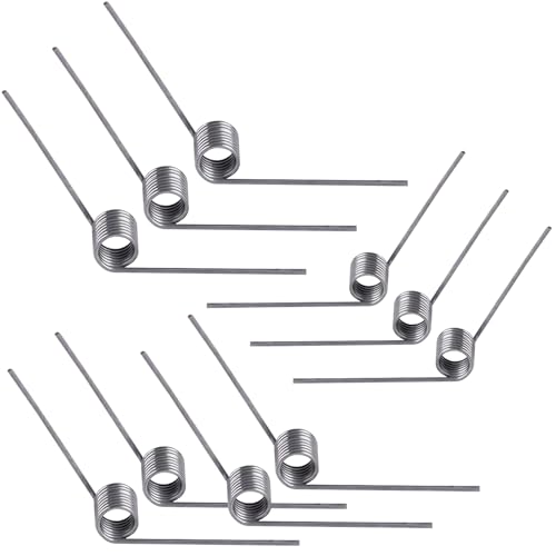 Ctyjia 10 Stück 120 Grad Kleine Torsionsfeder, 0,5 mm Drahtstärke 9 Windungen Metallfedern Ersatzfedern für Garten Schere Astschere Gartenschere Werkzeug Reparaturteile