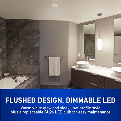Panasonic FV-08VRE2 WhisperRecessed Bath Fan + Recessed Light, 80 CFM by Panasonic - Used condition - Image 5
