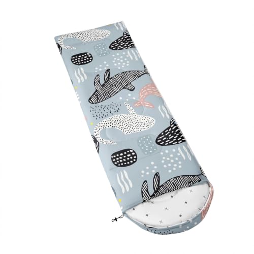Saco de dormir Erosebridal con escala de sirena y bolsa de compresión miniatura 3