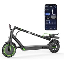 VOLPAM Electric Scooter, 350W/500W/800W/1000W/250W Powerful Motor &amp; 19/22/ 9 MPH Top Speed, 16-28-10 Miles Long Range, Fold
