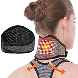 XGOPTS Self Heating Neck Braces Magnetic Treatment Neck Wraps Adjustable Pain Relief Therapy Neck Support Neck Warmer Migraine Headaches Shoulders and Back Neck Protector for Neck Arthritis