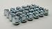 AccuWheel LNA-14200Z6O Zinc Finish Open-End Bulge Acorn Wheel Lug Nuts (14mm x 2.0 Thread Size) 0.83" Tall - Pack of 24 Lugnuts