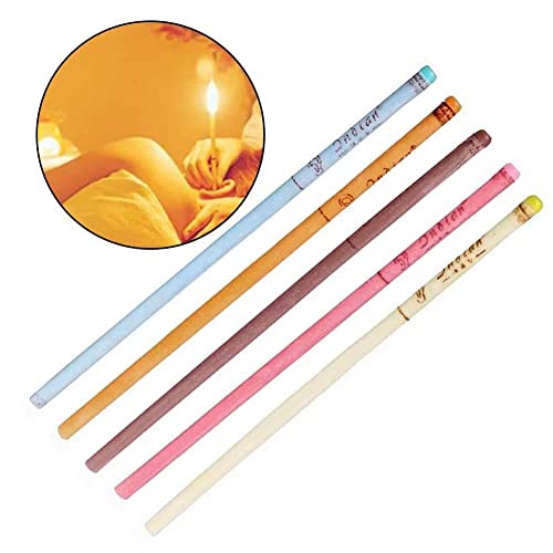 Image of Ear Candle Stick, Ear Health Care Wax Removal, Ear Cleaner Candle Stick, Random Color, Ear Wax Remove For Men and Women (Pack of 4)