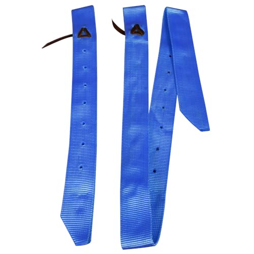 HILASON Premium Single Nylon Cinch Tie Strap and Off Billet Set Royal Blue
