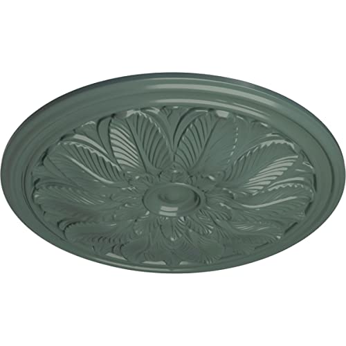 Image of Ekena Millwork CM22BOCBF 22 5 /8 OD x 1 3 /4 P Bordeaux Ceiling Medallion (fits Canopies up to 3 1 /4), Cloud Burst