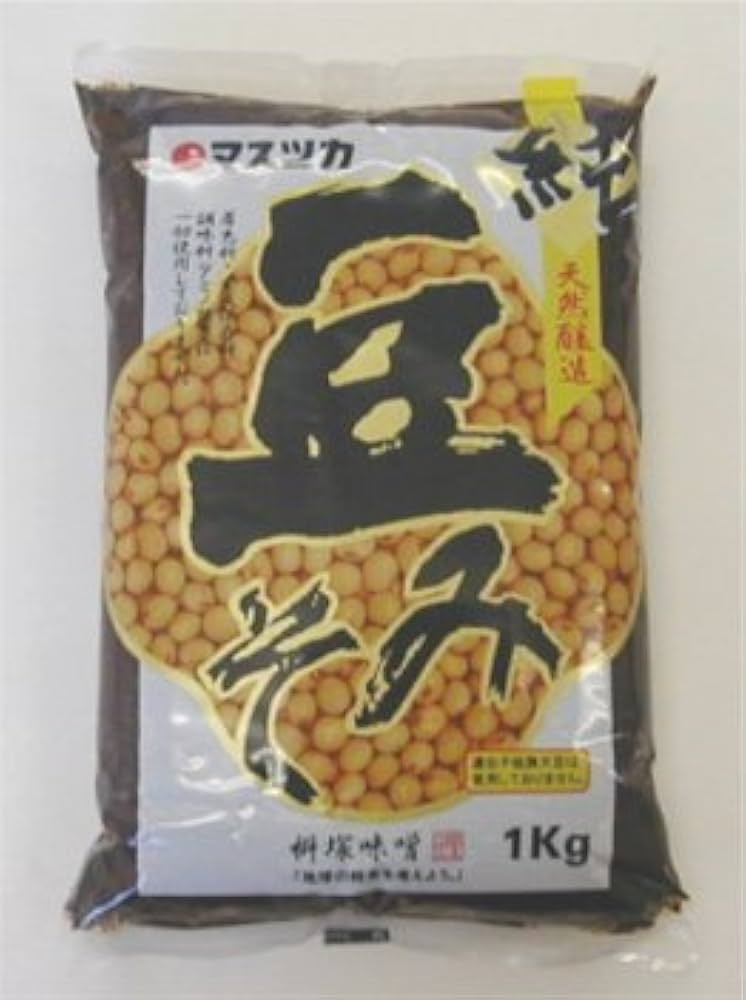 Amazon.co.jp: 蔵元 桝塚味噌 純豆みそ 1kg×10袋 : 食品・飲料・お酒