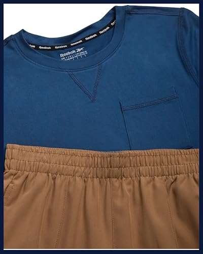 Reebok Boys Pant Set - 2 Piece Performance Tee & Hybrid Tech Joggers - image 4