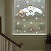 The Snowman and James Flying Window Sticker – Christmas Window Decoration – Repositionable and Reusable – Made in The UK #1