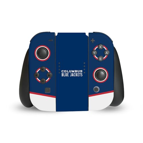 Skin vinyle Nintendo Switch Columbus Blue Jackets finition premium NHL - 5