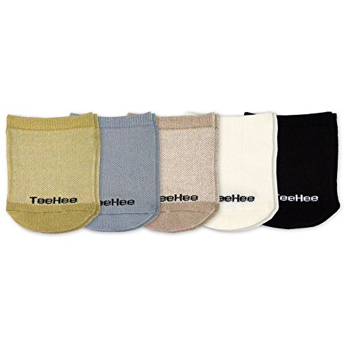 Image of Fashion Liner Toe Topper Socks for Women Invisible Hidden Half Socks Good for Sandal or Dress Shoes 5-Pairs