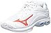 Produktbild Mizuno Damen Wave Lightning Z6 Volleyball-Schuh, White/IgnitionR/Bluebell, 42.5 EU