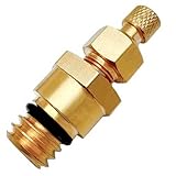 QISF Upgrade HFCM Water Separator Drain Plug Valve Compatible with For, D 6.0L Powerstroke Diesel Engine F250, F350, F450, F550, E350, E450