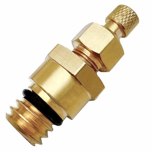 QISF Upgrade HFCM Water Separator Drain Plug Valve Compatible with For, D 6.0L Powerstroke Diesel Engine F250, F350, F450, F550, E350, E450