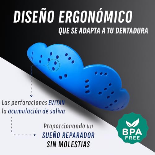Miniatura 3 de Littlecreators - Ferula De Descarga, Protector Bucal Pack 4 Pcs Ferula De Descarga Bruxismo, Protector Bucal Nocturno, Contra Rechinamiento De Dientes Bruxismo, Practica Deportiva