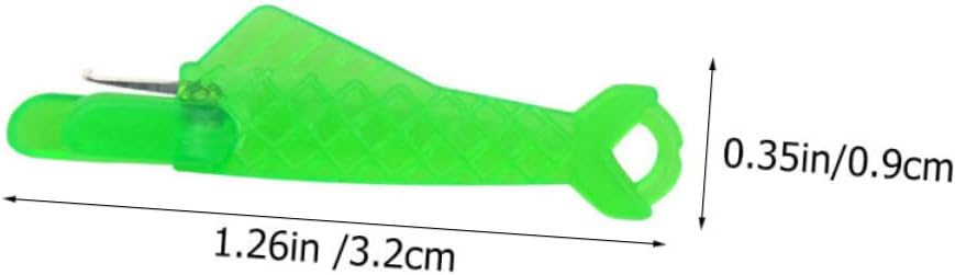 Tofficu 240pcs Needle Threader Tool Portable Plastic Threaders for Sewing Machines and Hand Sewing Easy to Use