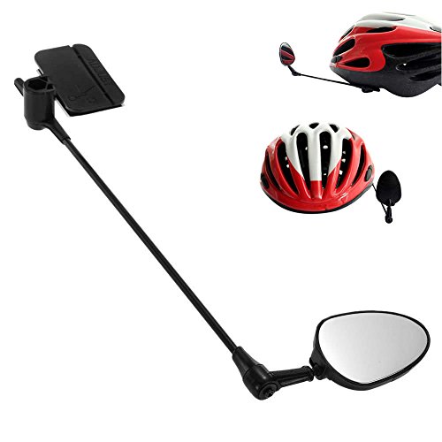 SCASTOE Bike Bicycle Cycling Helmet Mirror Rear View Rearview Safety Reflectors Sport